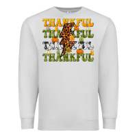 Dove Grey Thankful Thankful Thankful Premium Sweatshirt - NancyCooperArtShop
