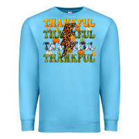 Ocean Blue Thankful Thankful Thankful Premium Sweatshirt - NancyCooperArtShop