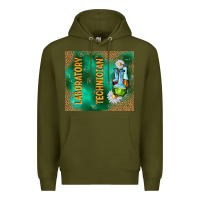 Army Green laboratory technician Premium Hoodie - TumblerDesignByShophia
