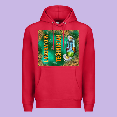 Laboratory Technician Premium Hoodie Designed By Tumblerdesignbyshophia