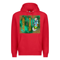 Red laboratory technician Premium Hoodie - TumblerDesignByShophia