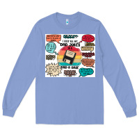 Colony Blue ı keep all my dad jokes in a dad a base Long Sleeve Tee - MaliasSmallBusiness