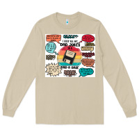 Mushroom ı keep all my dad jokes in a dad a base Long Sleeve Tee - MaliasSmallBusiness