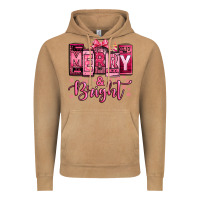 Vintage Camel merry and bright pink Christmas Vintage Hoodie - Jasminsmagicworld