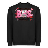 Black one loved bus monitor Heavyweight Sweatshirt - MaliasSmallBusiness