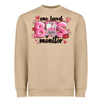 Mushroom one loved bus monitor Heavyweight Sweatshirt - MaliasSmallBusiness