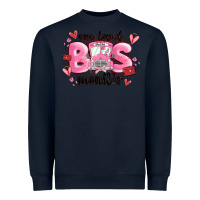 Navy one loved bus monitor Heavyweight Sweatshirt - MaliasSmallBusiness
