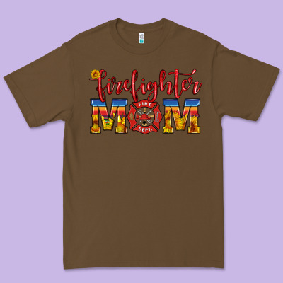 Firefighter Mom Premium Tee Designed By Hra Design Shop