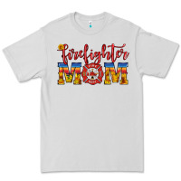 Dove Grey firefighter mom Premium Tee - HRA Design Shop