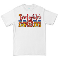 White firefighter mom Premium Tee - HRA Design Shop