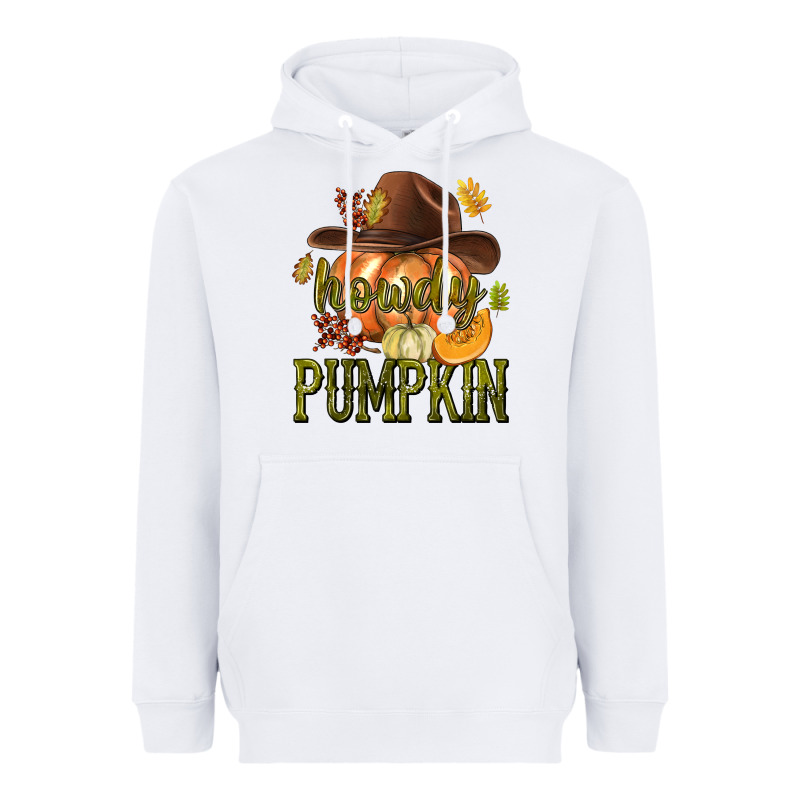 Howdy Pumpkin Heavyweight Hoodie by texasbilliewilder | Teevron
