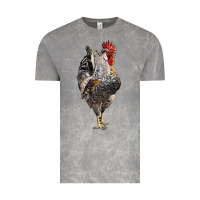 Cloud Rock cream legbar rooster Vintage Tee - LillyAllenDesigns