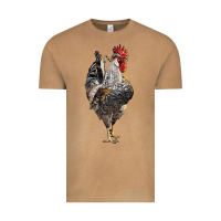 Vintage Camel cream legbar rooster Vintage Tee - LillyAllenDesigns