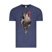Vintage Denim cream legbar rooster Vintage Tee - LillyAllenDesigns