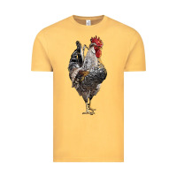 Vintage Mustard cream legbar rooster Vintage Tee - LillyAllenDesigns