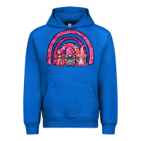 Cobalt breast cancer rainbow gnomes Urban Hoodie - FaDigitalArtStudio