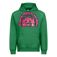 Emerald breast cancer rainbow gnomes Urban Hoodie - FaDigitalArtStudio