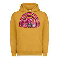 Pigment Peanut Butter breast cancer rainbow gnomes Urban Hoodie - FaDigitalArtStudio