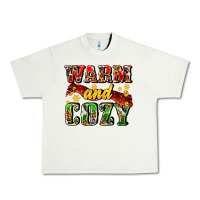 Pistachio warm and cozy with scarf Urban Heavy Tee - AdoDesignShop