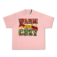 Warm And Cozy With Scarf Urban Heavy Tee | Teevron
