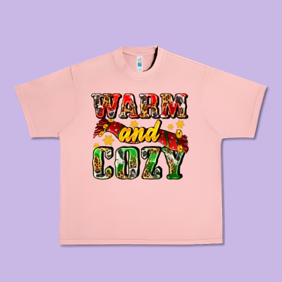 Warm And Cozy With Scarf Urban Heavy Tee Designed By Adodesignshop
