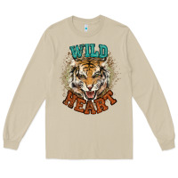 Mushroom wild heart tiger college western Long Sleeve Tee - NancyCooperArtShop