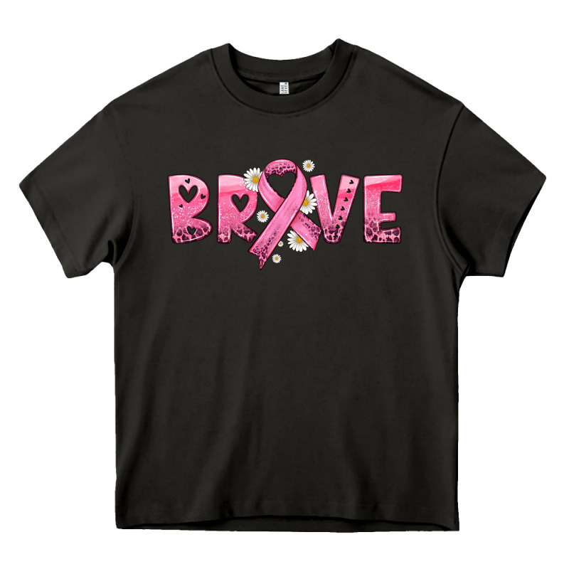 Brave With Ribbon Heavy Core Tee by HRA Design Shop | Teevron