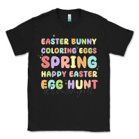 Black easter bunny spring Classic Tee - MaliasSmallBusiness