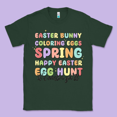 Easter Bunny Spring Classic Tee Designed By Maliassmallbusiness