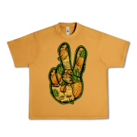 Peanut Butter Pineapple Peace Sign Urban Heavy Tee - Jasminsmagicworld