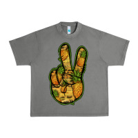 Tornado Pineapple Peace Sign Urban Heavy Tee - Jasminsmagicworld