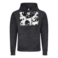 Vintage Arctic black and white cowhide backround Vintage Hoodie - NancyCooperArtShop
