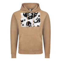 Vintage Coffee black and white cowhide backround Vintage Hoodie - NancyCooperArtShop