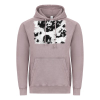 Vintage Zinc black and white cowhide backround Vintage Hoodie - NancyCooperArtShop