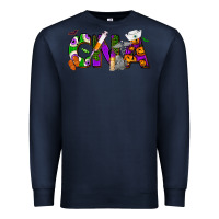 Navy Halloween CNA Certified Nursing Assistant Premium Sweatshirt - NancyCooperArtShop