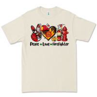 Bone peace love firefighter Premium Tee - AdoDesignShop