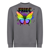 Storm rainbow butterfly pride lgbtq Heavyweight Sweatshirt - MaliasSmallBusiness