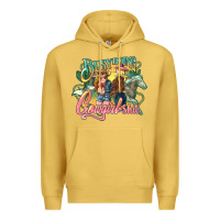 Antique Gold Busy doing Cowgirl shit Premium Hoodie - HowdyJamesFarm