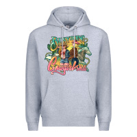 Heather Grey Busy doing Cowgirl shit Premium Hoodie - HowdyJamesFarm