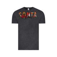 Vintage Black santa claus lady of guadalupe Vintage Tee - Jasminsmagicworld
