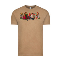 Vintage Coffee santa claus lady of guadalupe Vintage Tee - Jasminsmagicworld