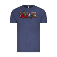 Vintage Denim santa claus lady of guadalupe Vintage Tee - Jasminsmagicworld