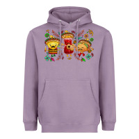 Lavender Mexican taco nacho and souce Heavyweight Hoodie - NancyCooperArtShop