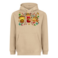 Mushroom Mexican taco nacho and souce Heavyweight Hoodie - NancyCooperArtShop