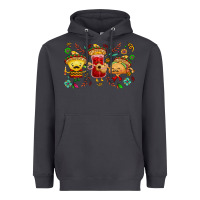 Smoke Mexican taco nacho and souce Heavyweight Hoodie - NancyCooperArtShop