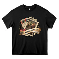 Black look pretty play dirty Heavy Core Tee - SublimationCraftShop