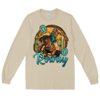 Mushroom western rowdy Long Sleeve Tee - NancyCooperArtShop