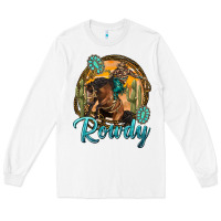 White western rowdy Long Sleeve Tee - NancyCooperArtShop