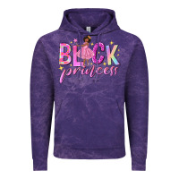 Cloud Purple black princess black girl Vintage Hoodie - NancyCooperArtShop