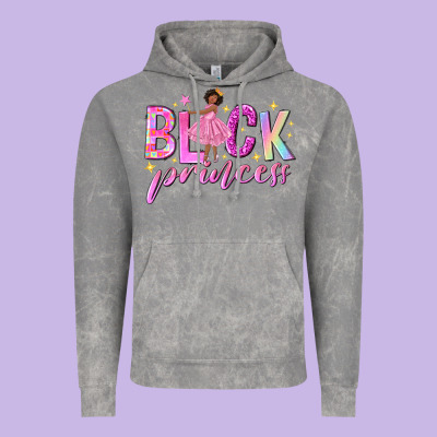 Black Princess Black Girl Vintage Hoodie Designed By Nancycooperartshop